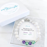 Birthstone month stacker