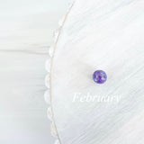 Birthstone month stacker