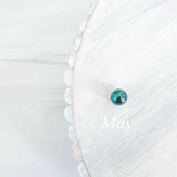 Birthstone month stacker