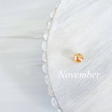 Birthstone month stacker