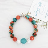Fall Sea Glass drop