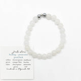 Faceted White Jade