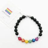 Pride bracelet onyx 