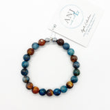 Blue Brown Agate