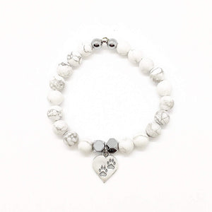 Paws on Heart Charm Bracelet